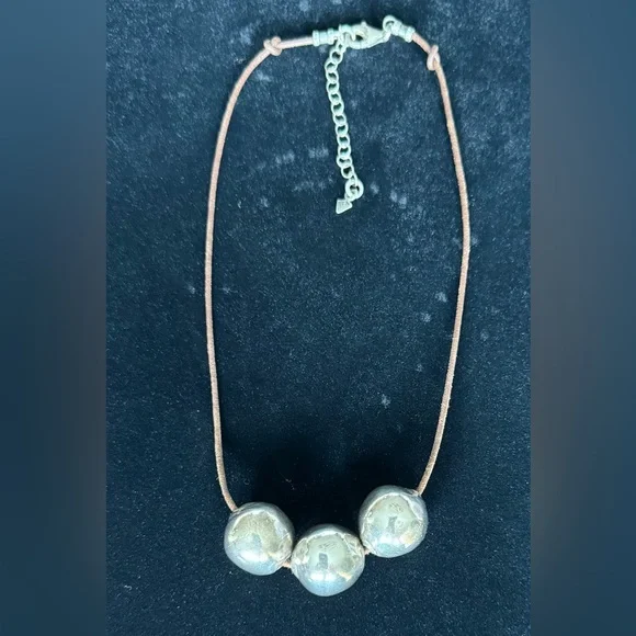 SILPADA Sterling Silver Leather Necklace N2053 - Picture 3 of 3